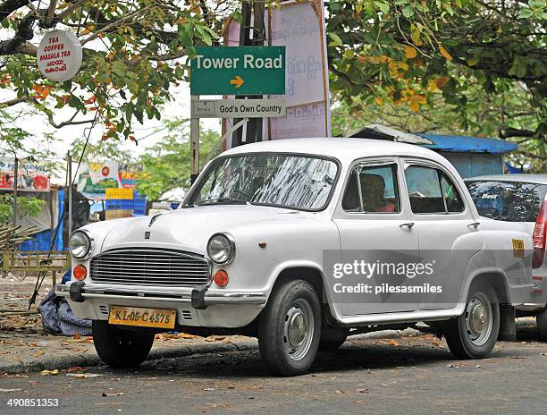 ambassador, india - ambassador car stock pictures, royalty-free photos & images