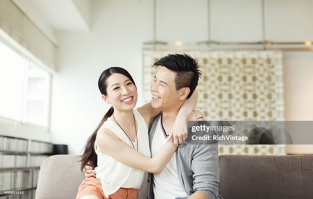 Junge chinesische Paar