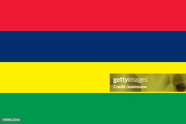 flagge mauritius - mauritius stock-grafiken, -clipart, -cartoons und -symbole