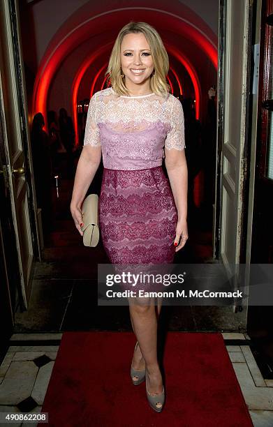 Kimberley Walsh attends a fundraising event in aid of the Nepal Youth Foundation at Banqueting House on October 1, 2015 in London, England.