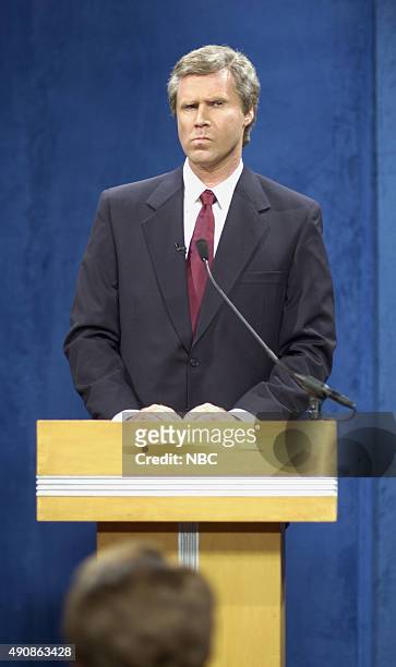 Episode 1 -- Pictured: Will Ferrell as George W. Bush during "First Presidential Debate" skit on October 7, 2000 --
