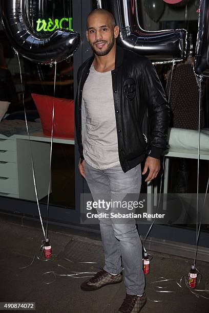 Abu Azaitar attends the 1st year anniversary celebrations of Tres Click on October 1, 2015 in Hamburg, Germany.