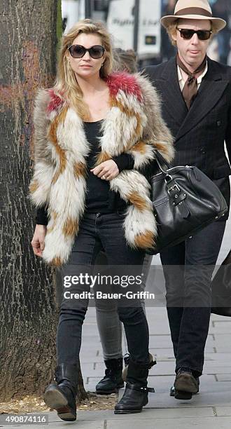 Kate Moss is seen on March 15, 2011 in London, United Kingdom.