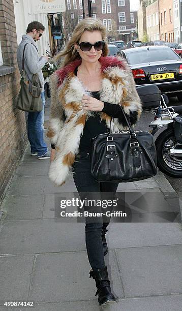 Kate Moss is seen on March 15, 2011 in London, United Kingdom.