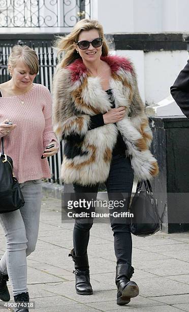 Kate Moss is seen on March 15, 2011 in London, United Kingdom.