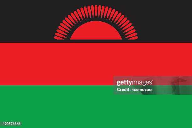 ilustraciones, imágenes clip art, dibujos animados e iconos de stock de bandera malawi - malawi