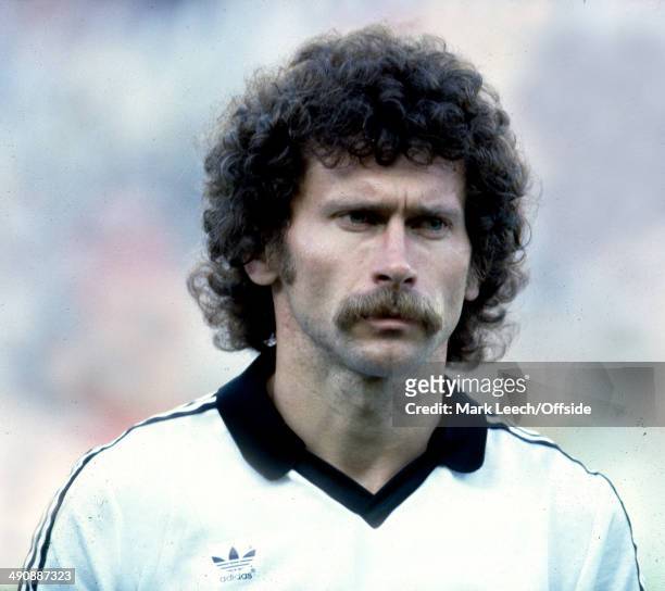July 1982 - World Cup Final 1982 - Italy v West Germany - Paul Breitner of West Germany.