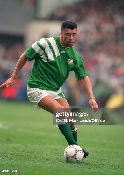 International Football, Republic of Ireland v Northern Ireland, Paul McGrath.