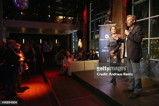 Director Ken Kwapis speaks onstage at the Audi Gala Premiere Apero during the Zurich Film Festival on October 1, 2015 in Zurich, Switzerland. The...