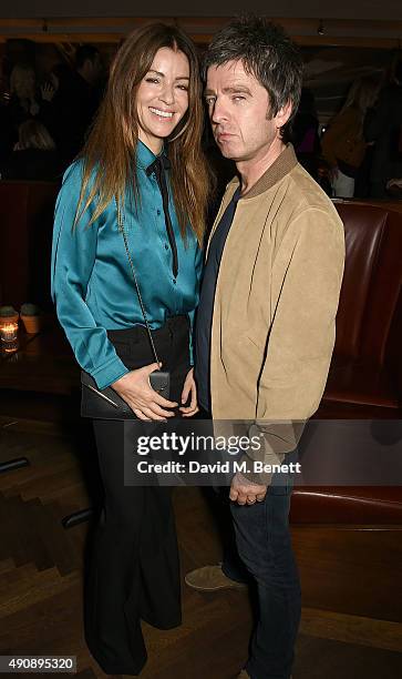 Sara MacDonald and Noel Gallagher attend the London launch of Casamigos Tequila and Cindy Crawford's book 'Becoming' hosted by Rande Gerber, George...