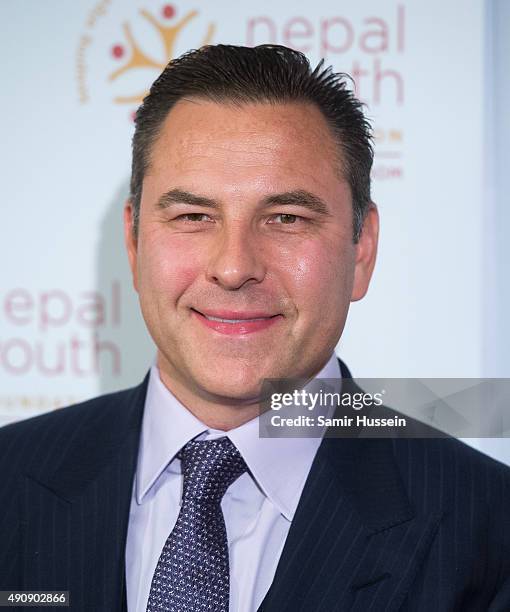 David Walliams attends a fundraising event in aid of the Nepal Youth Foundation at Banqueting House on October 1, 2015 in London, England.