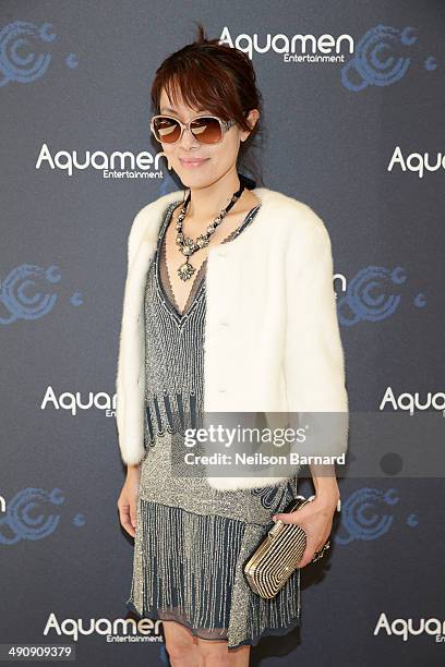 Chloe Dai attends the 2014 Cannes Aquamen KONG Event At Mandala Beach / Cheri Cheri during the 67th Annual Cannes Film Festival at Mandala Beach on...