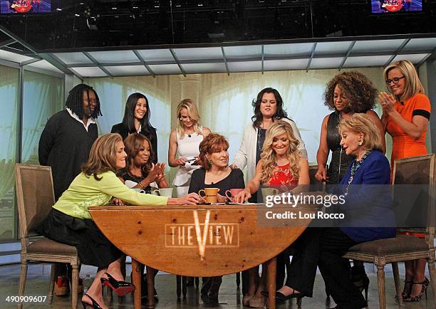 For the first time in television history, all 11 co-hosts of Walt Disney Television via Getty Images's "The View," present and past, shared the same...