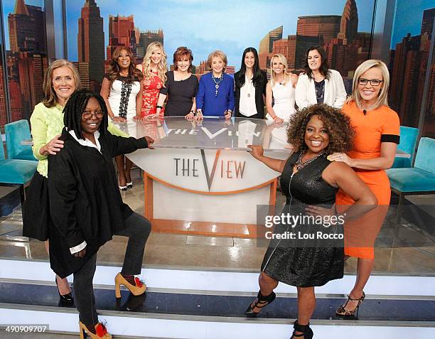 For the first time in television history, all 11 co-hosts of Walt Disney Television via Getty Images's "The View," present and past, shared the same...