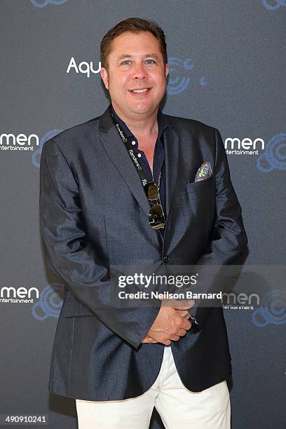 Brad Littlefield attends the 2014 Cannes Aquamen KONG Event At Mandala Beach / Cheri Cheri during the 67th Annual Cannes Film Festival at Mandala...