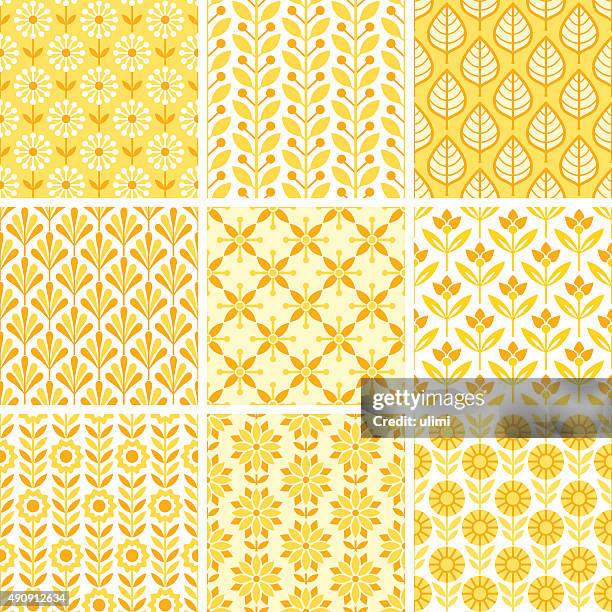 seamless pattern - petal falling stock illustrations