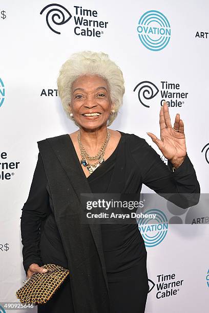 Nichelle Nichols attends the Ovation TV premiere screening of "Art Breakers" on October 1, 2015 in Los Angeles, California.