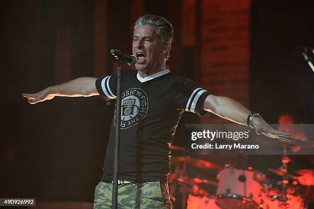 Ed Roland of Collective Soul performs at Revolution on October 1, 2015 in Fort Lauderdale, Florida.
