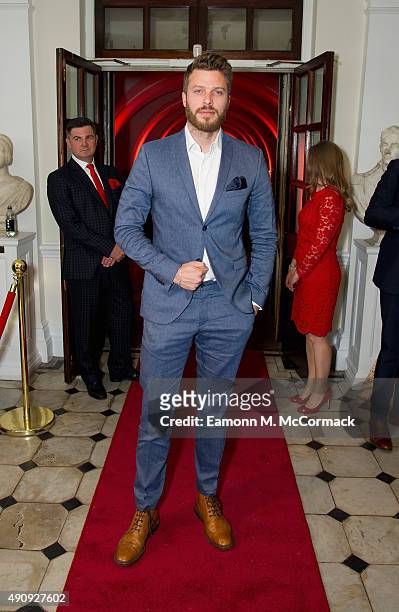 Rick Edwards attends a fundraising event in aid of the Nepal Youth Foundation at Banqueting House on October 1, 2015 in London, England.