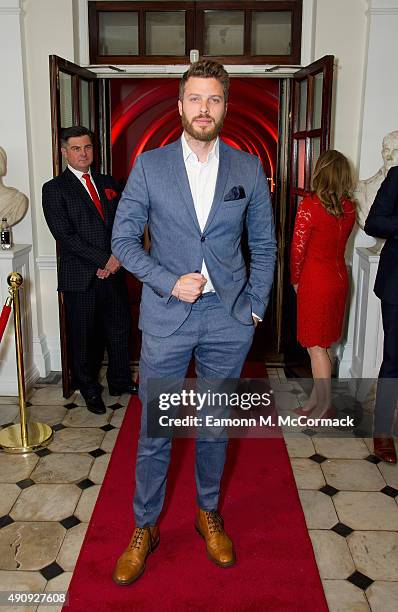 Rick Edwards attends a fundraising event in aid of the Nepal Youth Foundation at Banqueting House on October 1, 2015 in London, England.