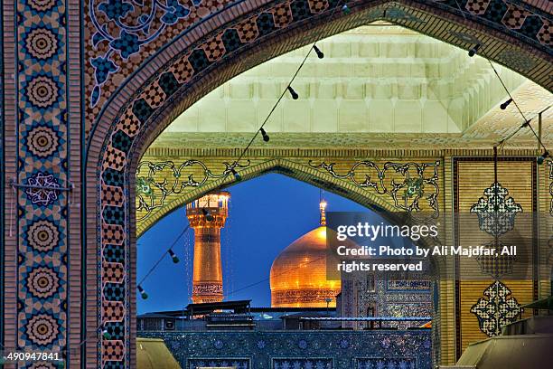 imam reza shrine - ali shrine stock pictures, royalty-free photos & images