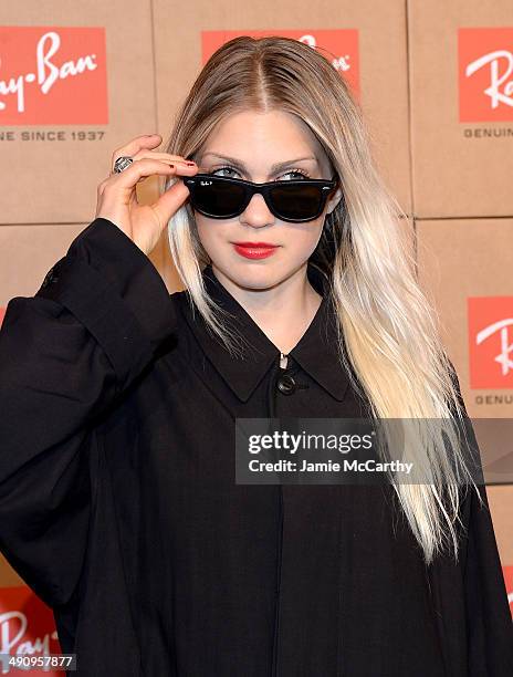 Designer Katie Gallagher attends Ray-Ban celebrates District 1937 featuring Blondie and MS MR on May 15, 2014 in New York City.