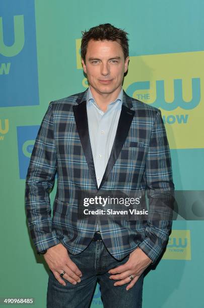 Actor John Barrowman attends the CW Network's New York 2014 Upfront Presentation at The London Hotel on May 15, 2014 in New York City.
