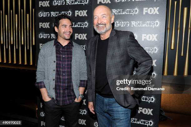 Ramon Rodriguez and Terry O'Quinn attend the "Gang Related" private screening at 40 / 40 Club on May 15, 2014 in New York City.