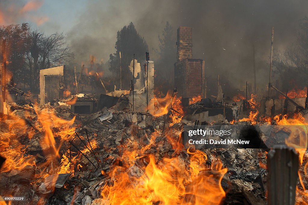 Wildfire Forces Evacuation Of Thousands In San Diego Area