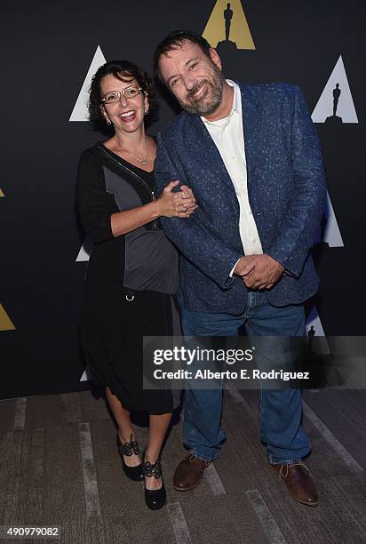 Producer Galyn Susman and Animator Ralph Eggleston attend The Academy of Motion Picture Arts & Sciences Celebrates The 20th Annivesary of "Toy Story"...