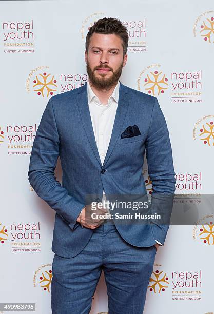 Rick Edwards attends a fundraising event in aid of the Nepal Youth Foundation at Banqueting House on October 1, 2015 in London, England.