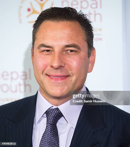 David Walliams attends a fundraising event in aid of the Nepal Youth Foundation at Banqueting House on October 1, 2015 in London, England.