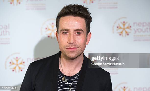 Nick Grimshaw attends a fundraising event in aid of the Nepal Youth Foundation at Banqueting House on October 1, 2015 in London, England.