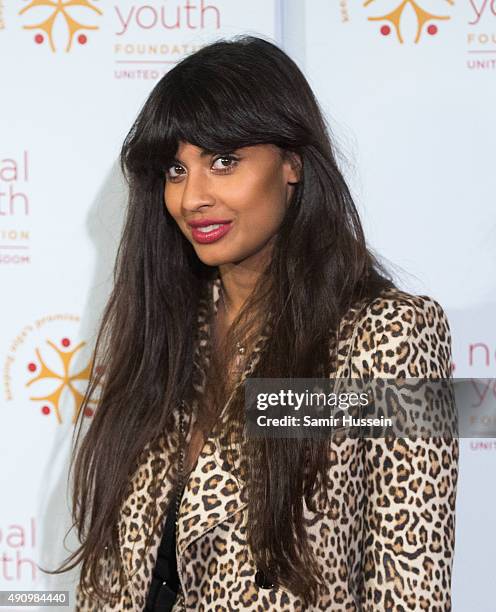 Jameela Jamil attends a fundraising event in aid of the Nepal Youth Foundation at Banqueting House on October 1, 2015 in London, England.