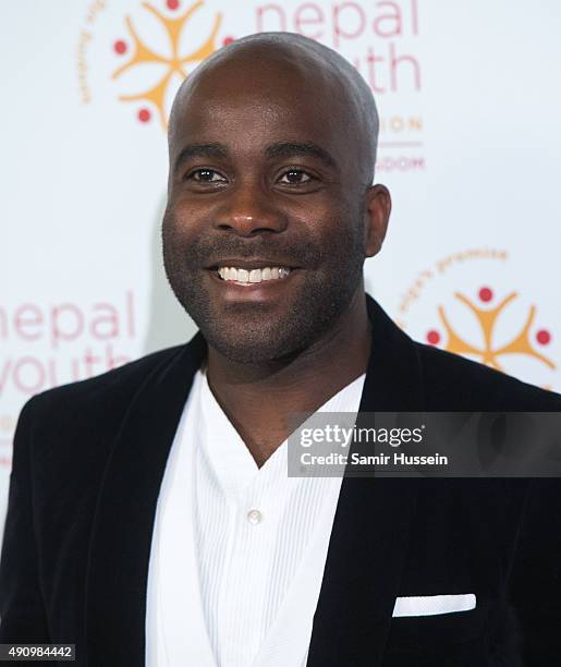 Melvin Odoom attends a fundraising event in aid of the Nepal Youth Foundation at Banqueting House on October 1, 2015 in London, England.