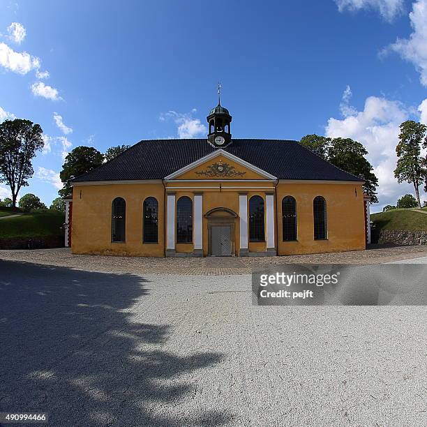 copenhagen citadel church / kastelkirken kastellet in københavn - pejft stock pictures, royalty-free photos & images