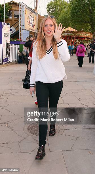 Diana Vickers at London Wonder Ground to watch a performance of Limbo on May 15, 2014 in London, England.