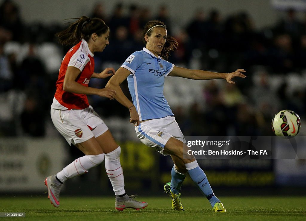 Arsenal Ladies v Manchester City Ladies: FA WSL Continental Tyres Cup 1/4 Final