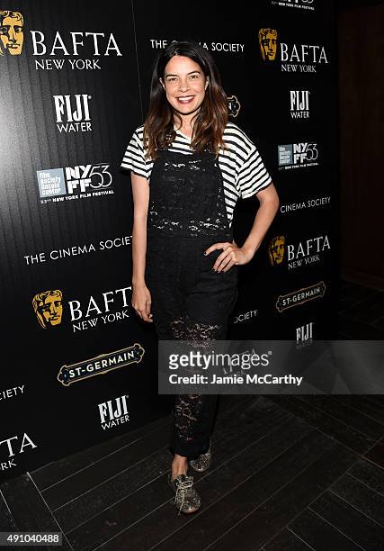 Actress Zuleikha Robinson attends the BAFTA New York & The Cinema Society With FIJI Water & St-Germain party for the New York Film Festival at PH-D...