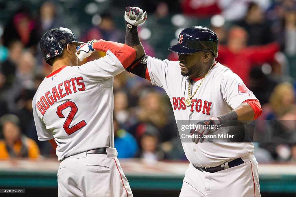 Boston Red Sox v Cleveland Indians