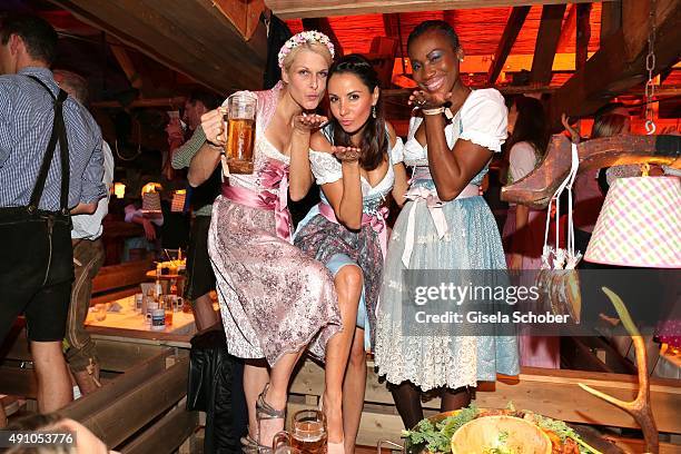 Natascha Gruen, Dresscoded, Designer Joana Danciu and Nicole Coste, mother of Albert of Monaco's son Alexandre, wearing a dirndl by Joana Danciu...