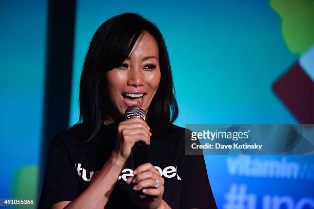 Miss Info hosts vitaminwater and The Fader unite to "HYDRATE THE HUSTLE" for the fifth anniversary of #uncapped concert series on October 2, 2015 in...