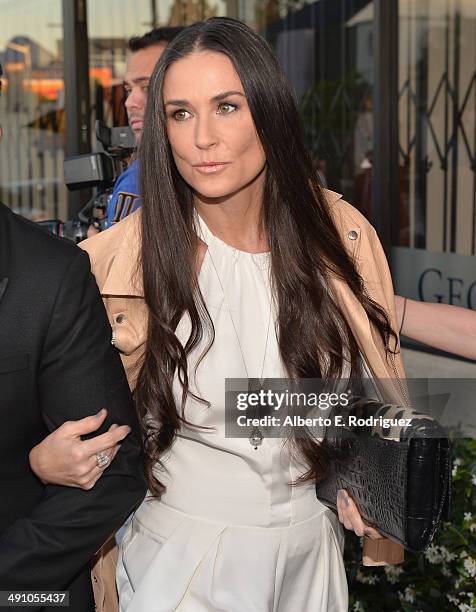 Actress Demi Moore attends the opening of The De Re Gallery on May 15, 2014 in Los Angeles, California.