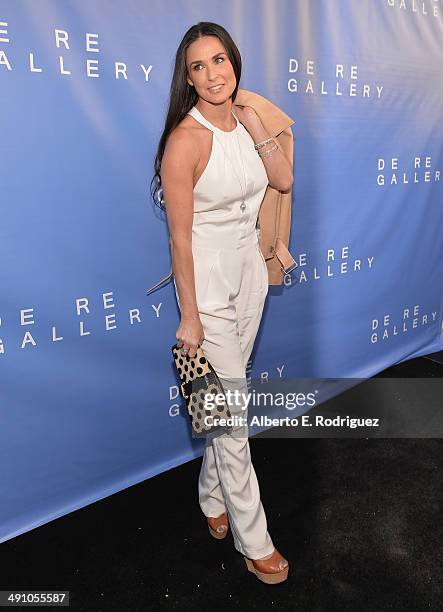 Actress Demi Moore attends the opening of The De Re Gallery on May 15, 2014 in Los Angeles, California.