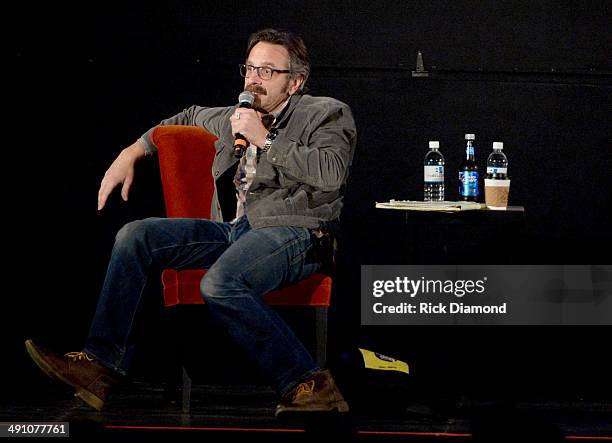 Comedian Marc Maron performs during the Bud Light Presents Wild West Comedy Festival - Marc Maron: WTF Podcast With Vince Vaughn at the Belcourt...