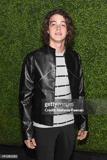 Actor Israel Broussard, wearing Emporio Armani, attends Teen Vogue Celebrates the 13th Annual Young Hollywood Issue with Emporio Armani on October 2,...