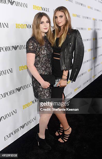Jamison Belushi and Talita Von Furstenberg attend Teen Vogue Celebrates the 13th Annual Young Hollywood Issue with Emporio Armani on October 2, 2015...