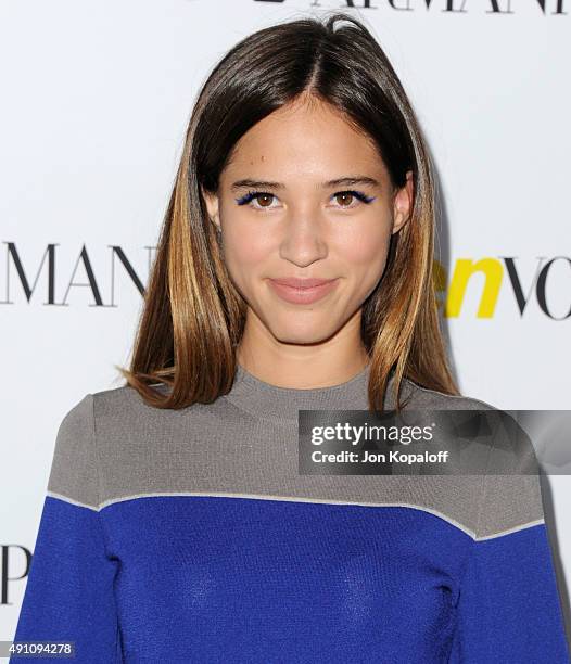 Actress Kelsey Chow arrives at Teen Vogue's 13th Annual Young Hollywood Issue Launch Party on October 2, 2015 in Los Angeles, California.