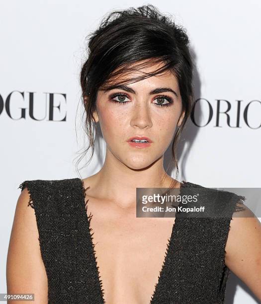 Actress Isabelle Fuhrman arrives at Teen Vogue's 13th Annual Young Hollywood Issue Launch Party on October 2, 2015 in Los Angeles, California.
