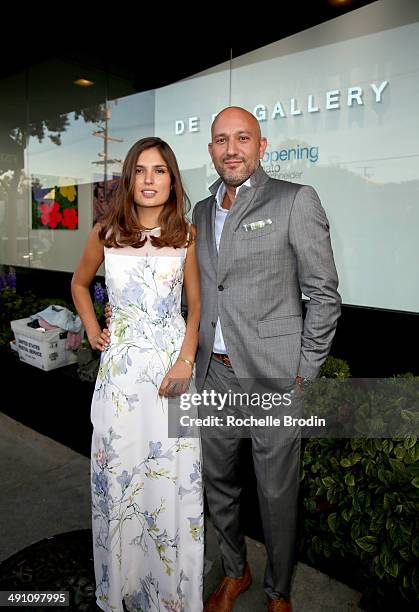Marine Tanguy and Steph Sebbag attend the grand opening of De Re Gallery on May 15, 2014 in West Hollywood, CA.